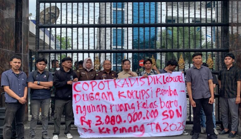 Imbas Dugaan Korupsi Proyek RKB, PERMA Labusel Desak Pencopotan Kepala Dinas Pendidikan Labusel